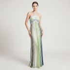 Elegant Sequin Maxi Dress with Halterneck – Glamorous Evening Dress for Party & Wedding-Dresses-Green-S-Moninavi