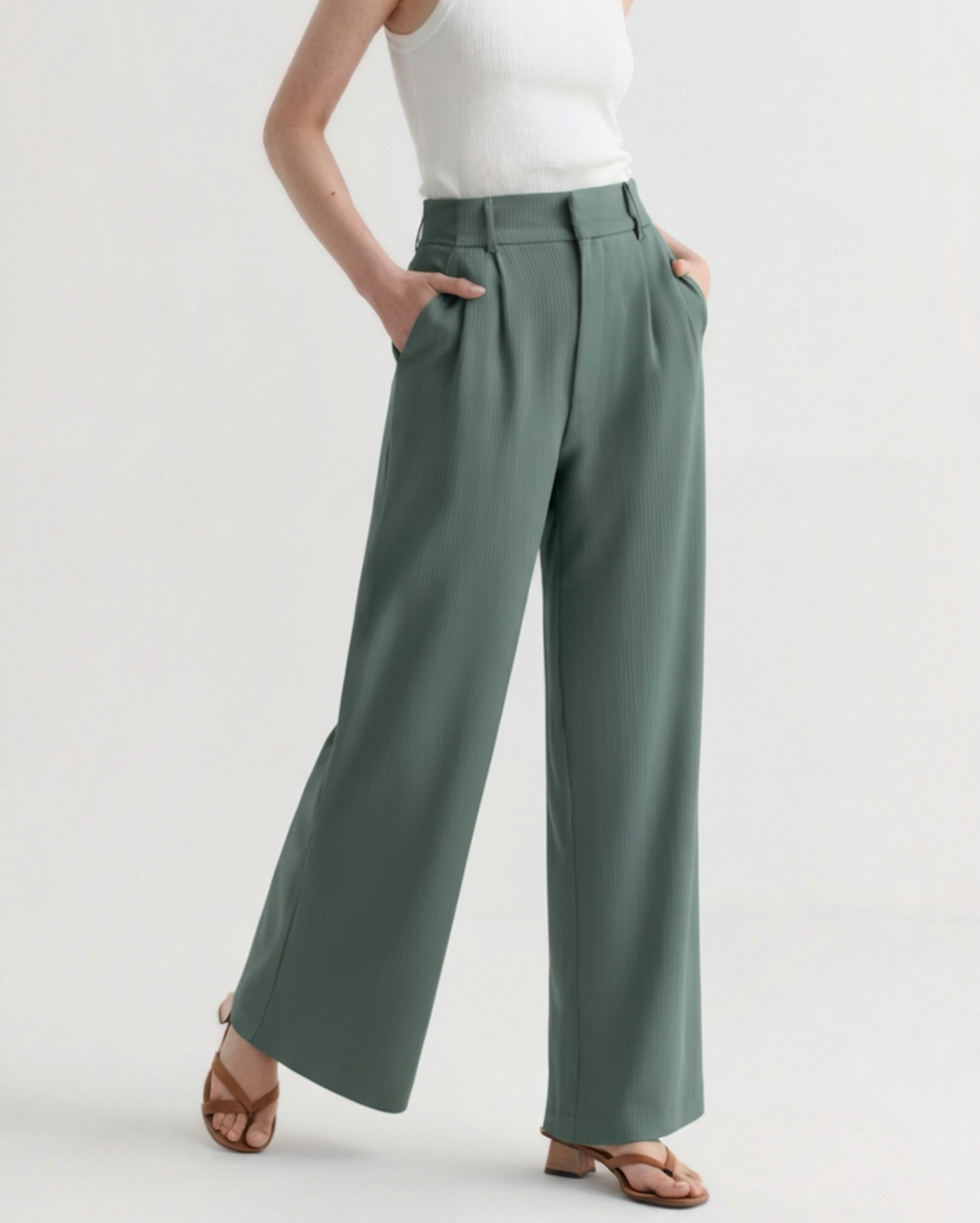 Serena Wide-Leg Trousers 7